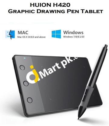 Huion H420 Usb Graphic Drawing Pen Tablet Imported From Uk